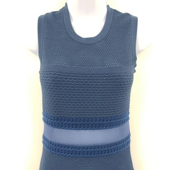 Rag & Bone Navy Mesh Dress Sz‎ XS - Picture 3 of 10